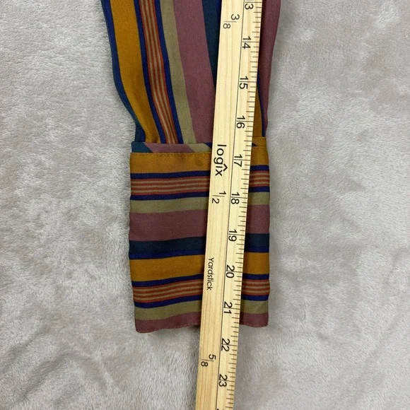 We The Free: Free People Blouse Women XS All Smiles Top Striped Snap Front NWT - Picture 11 of 12